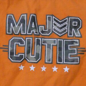 GEORGE | 18-24 months | Major Cutie Orange and Brown Onesie / Bodysuit